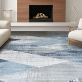 Cozy Neutral Trellis Elements(Blue)