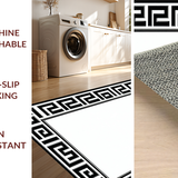 Distinctive Modern Geometric Contrast(Black)