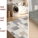 Elegant Color Block Geometric Arrangement(Beige)