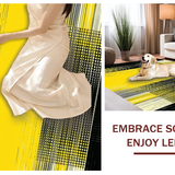 Transitional Unique Textured Design(Black)