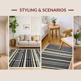 Stylish Minimalist Striped Aesthetic(Beige)