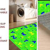 Cheerful Educational Rainbow Motif(Green)