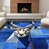 Bold Safari Style Decorative(Blue)