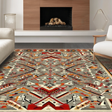 Eclectic Vibrant Ethnic Weave(Gray)