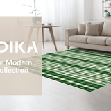 Vibrant Cozy Tartan Design Elements(Green)