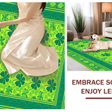 Elegant Contemporary Shamrock Motif(Green)