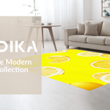 Cute Abstract Lemon Artistry(Yellow)