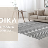 Ultra Soft Area Rug, Non Slip, Stain Resistant, Washable Area Rugs for Living Room, Bedroom, Stylish Entryway Carpet(Black)