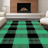 Charming Two Tone Checkered Elegance(Green)