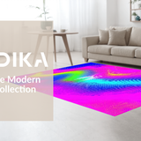 Bold Fluid Expressionist Motif(Blue)