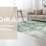 Rustic Sage Green Tiled Motif(Green)