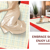 Trendy Abstract Dot Decor Style(Red)