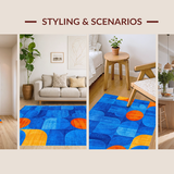 Contemporary Vibrant Wave Design(Blue)