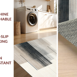 Ultra Soft Area Rug, Non Slip, Stain Resistant, Washable Area Rugs for Living Room, Bedroom, Sophisticated Artistic Linear Arrangement(Beige)