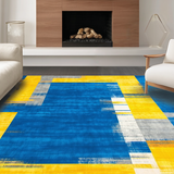 Chic Modernist Colorful Canvas(Blue)