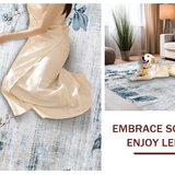 Cozy Weathered Floral Elegance(Blue)