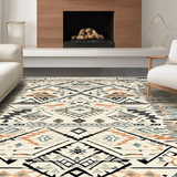 Ultra Soft Area Rug, Non Slip, Stain Resistant, Washable Area Rugs for Living Room, Bedroom, Chic Contemporary Tasseled Accent(Gray)