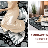 Luxurious Grey Elephant Silhouette(Black)