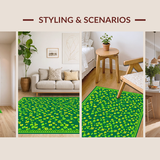 Classic Green and White Geometric Style(Green)