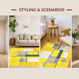 Elegant Tiled Geometry Artistry(Yellow)