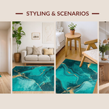 Glistening Gold Crack Artistry(Blue)