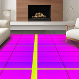 Ultra Soft Area Rug, Non Slip, Stain Resistant, Washable Area Rugs for Living Room, Bedroom, Radiant Playful Color Splash(Pink)