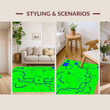 Chic Graphic Urban Influence(Green)