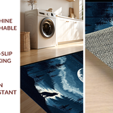 Celestial Wolf Nighttime Aesthetic(Blue)