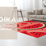 Vibrant Summer Splash Motif(Red)