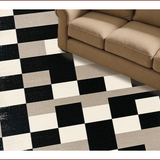 Elegant Monochrome Geometric Motif(Black)