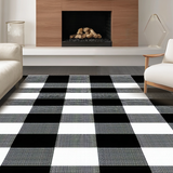 Trendy Black and White Diagonal Layout(Black)