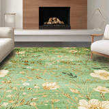 Elegant Nature Inspired Motif(Green)