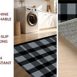 Chic Monochrome Plaid Aesthetic(Black)