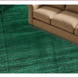 Ultra Soft Area Rug, Non Slip, Stain Resistant, Washable Area Rugs for Living Room, Bedroom, Lush Tropical Print Design(Green)