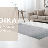 Ultra Soft Area Rug, Non Slip, Stain Resistant, Washable Area Rugs for Living Room, Bedroom, Luxurious Silver-Toned Design Elements(Gray)