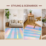 Expressive Modern Striped Elegance(Pink)