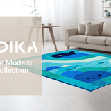 Fun Teal Whale Graphic Style(Blue)