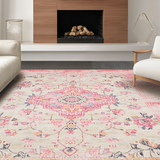 Elegant Faded Trellis Design(Pink)