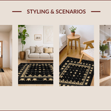 Chic Earthy Primitive Star(Black)