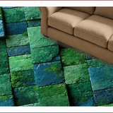 Eco Friendly Green Mosaic Aesthetic(Green)