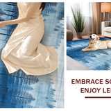 Contemporary Blue Swirls(Blue)