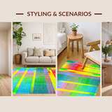 Joyful Pastel Symmetrical Shapes(Red)