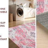 Artistic Distressed Floral Composition(Pink)