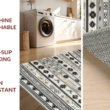 Minimalist Monochrome Geometric Motif(Black)