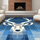 Contemporary Rustic Antelope Design(Blue)