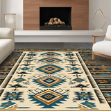 Cozy Textured Ethnic Print Fabric(Beige)