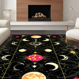 Chic Moonlit Abstract Design(Black)