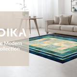 Ultra Soft Area Rug, Non Slip, Stain Resistant, Washable Area Rugs for Living Room, Bedroom, Coastal Sea Turtle Rug: Artistic Beach Theme Rug for Decor(Blue)
