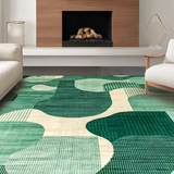 Artistic Geometric Fluid Lines(Green)