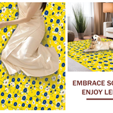 Cheerful Sunflower Shaggy Accent(Yellow)